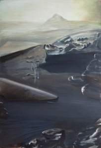 Michał Szuszkiewicz, Topnienie lodówki 2 | 190x130 cm | 2025