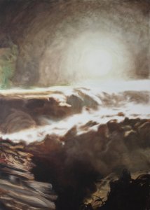 Michał Szuszkiewicz, Wezbrane wody | 170x 120 cm | 2024